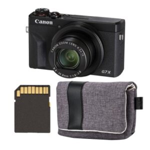 Canon PowerShot G7X Mark MK 3 III Digital Camera (Black/Silver) + 64GB + Premium Case R1GR - Limited stock